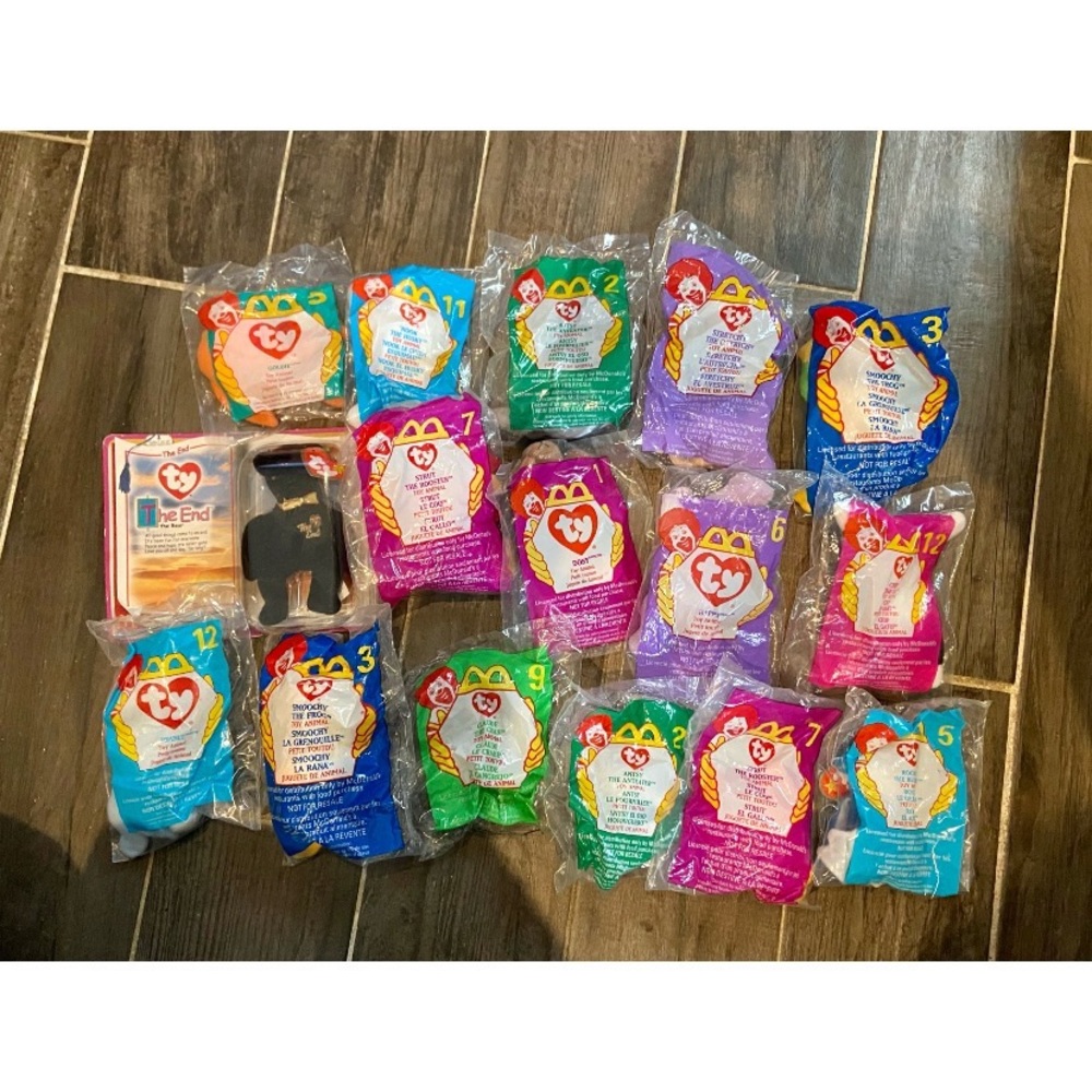 LOT - 16 NEW IN BAG MCDONALDS BEANIE BABIES